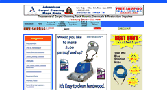 Desktop Screenshot of carpetcleaningmegastore.com